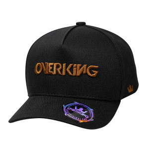 Boné Overking Aba Curva Snapback Basic Black Gold