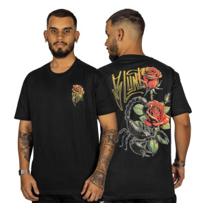 Camiseta Blunt Scorpion Flower Preto