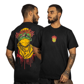 Camiseta Chronic Brasil Balaclava Preto