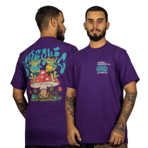 Camiseta Chronic Mushroom Roxo