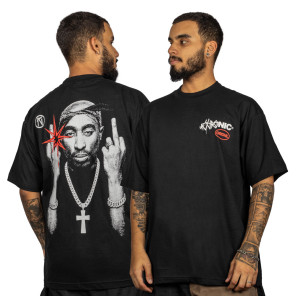Camiseta Chronic Oversized 2Pac Preto