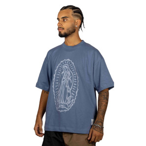 Camiseta Chronic Oversized Santa Azul