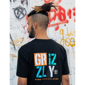 Camiseta Grizzly Block By Block Preto