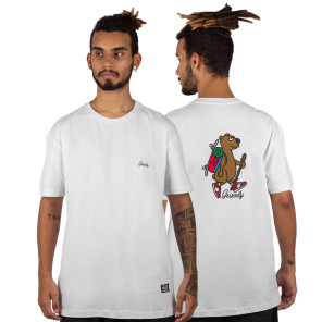 Camiseta Grizzly Hitch Hike Branca