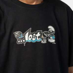 Camiseta Lost Smurfs Inked Preto