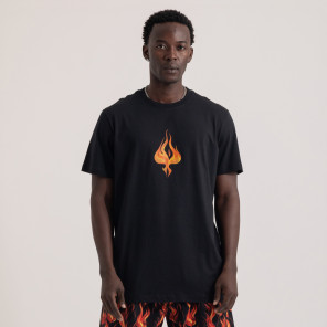 Camiseta MCD Aviamentacao Fogo Preto
