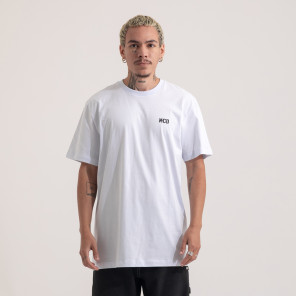 Camiseta Mcd Aviamentacao Logo Antigo Branco