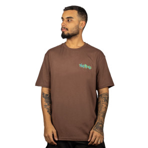 Camiseta Nicoboco Huahine Marrom