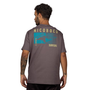 Camiseta Nicoboco Midori Cinza 