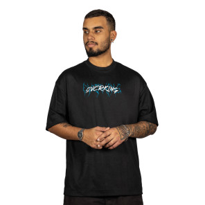 Camiseta Overking Oversized Scream Preto