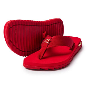 Chinelo Sandália Kenner Kivah Gold Vermelho