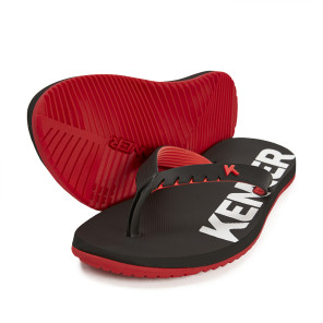 Chinelo Kenner Red Dnn-01 Preto / Vermelho