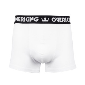 Cueca Overking Boxer Branco / Preto