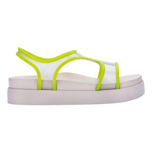 Sandália Melissa Bikini Platform Bege / Verde