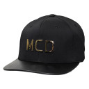 Boné MCD Aba Reta Fitão Strapback Especial Flexfit Preto Gold 