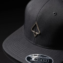 Boné MCD Aba Reta Fitão Strapback Especial Flexfit Espada Chrome Preto
