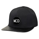 Boné MCD Aba Reta Fitão Strapback Especial Flexfit Velcro Preto