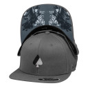 Boné MCD Aba Reta Strapback The Birds Corvo Cinza