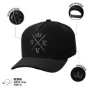 Boné Overking Aba Curva Snapback Hard Logo 3D Limited Preto