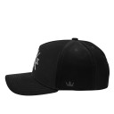 Boné Overking Aba Curva Snapback Hard Logo 3D Limited Preto