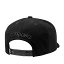 Boné Overking Aba Curva Snapback Hard Logo 3D Limited Preto