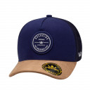 Boné Overking Aba Curva Trucker Golden Marinho