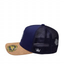 Boné Overking Aba Curva Trucker Golden Marinho
