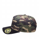 Boné Overking Aba Curva Trucker Hard Logo 2.0 Camuflado 