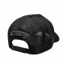 Boné Overking Aba Curva Trucker Hard Logo 3D Neon Preto