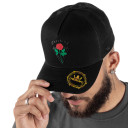 Boné Overking Aba Curva Trucker Rose Preto