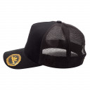 Boné Overking Aba Curva Trucker Rose Preto