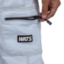 Calça Wats Cargo Jeans Delave