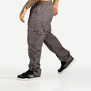 Calça Overking Cargo Sarja Chumbo