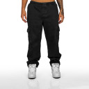 Calça Overking Cargo Jeans Black