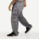 Calça Overking Cargo Jeans Preto