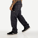 Calça Overking Jeans Baggy Preto Estonado