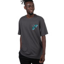 Camiseta Blunt Flowers Chumbo