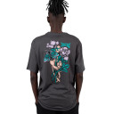 Camiseta Blunt Flowers Chumbo