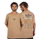 Camiseta Blunt Floral Moth Caqui