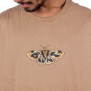 Camiseta Blunt Floral Moth Caqui