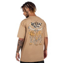 Camiseta Blunt Floral Moth Caqui