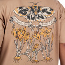 Camiseta Blunt Floral Moth Caqui