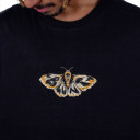 Camiseta Blunt Floral Moth Preto