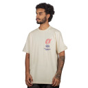 Camiseta Chronic Globo Em Chamas Bege