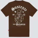 Camiseta Chronic Sustente sua Palavras Marrom