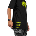 Camiseta Blunt Side Preto / Amarelo