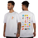 Camiseta Grizzly Toon Town Branco