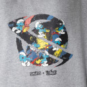 Camiseta Lost Oversized Smurfs Saturn Cinza