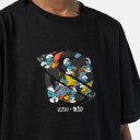 Camiseta Lost Smurfs Saturn Preto 