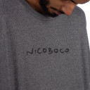 Camiseta Nicoboco Blossom Cinza Mescla